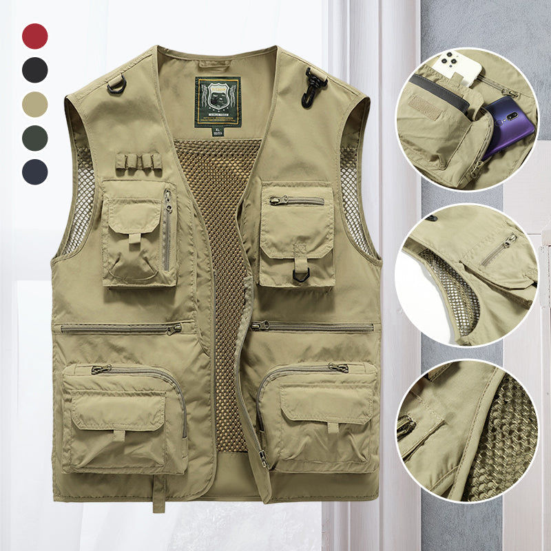 Multi Pocket Summer Vest | Euroselle