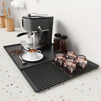 Multifunctional Silicone Coffee Bar Mat with Drainage | Euroselle