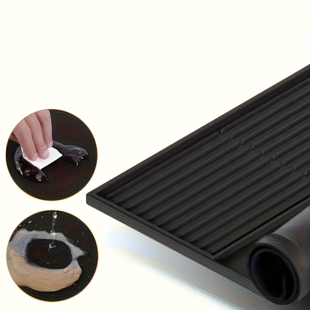 Multifunctional Silicone Coffee Bar Mat with Drainage | Euroselle