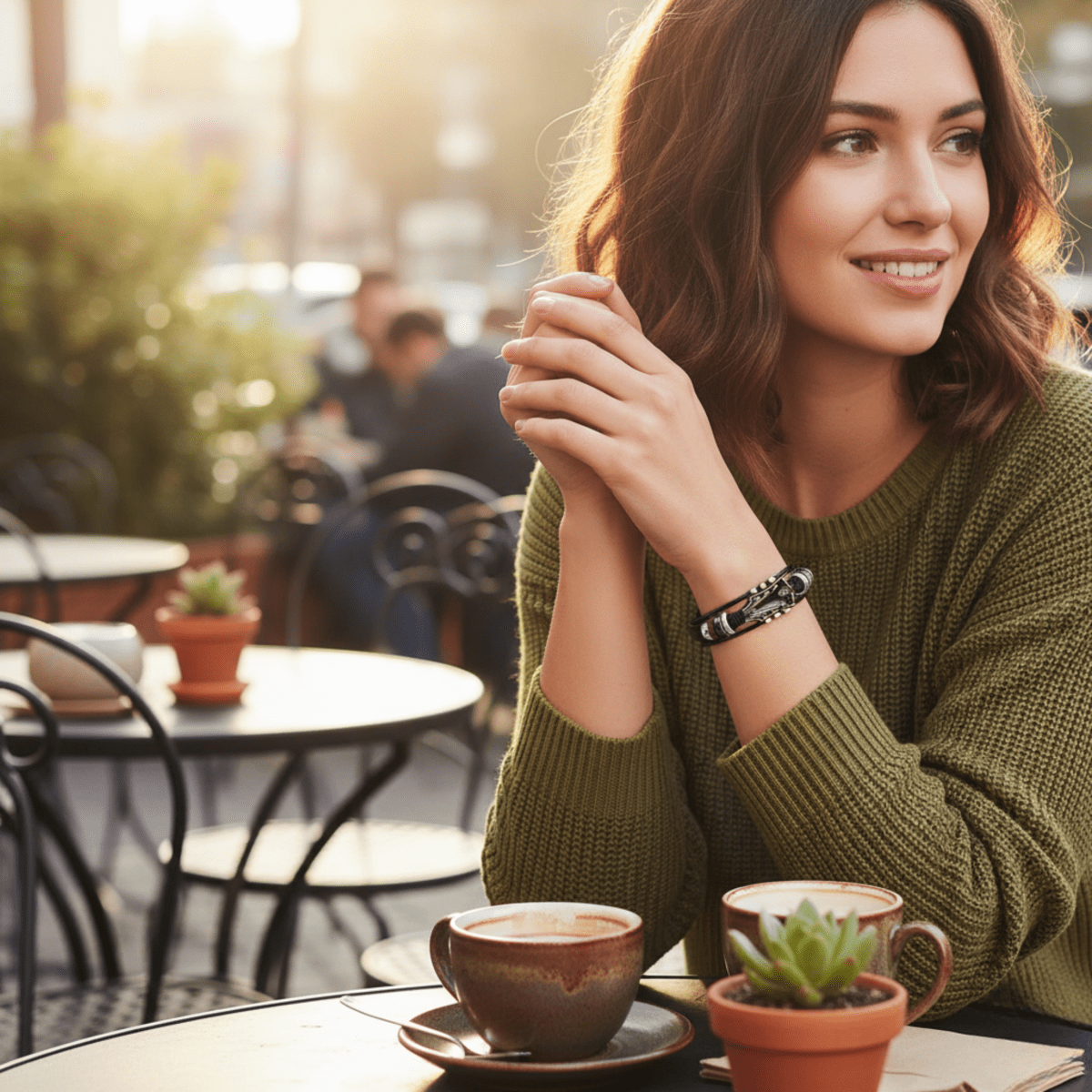 MUSIKSTRUM – Leather Bracelet with Guitar-Inspired Design | Euroselle