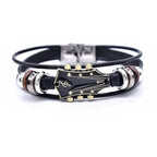MUSIKSTRUM – Leather Bracelet with Guitar-Inspired Design | Euroselle