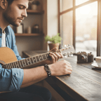 MUSIKSTRUM – Leather Bracelet with Guitar-Inspired Design | Euroselle
