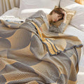 Muslin Reversible Cotton Blanket | Euroselle