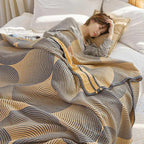 Muslin Reversible Cotton Blanket | Euroselle
