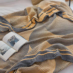 Muslin Reversible Cotton Blanket | Euroselle