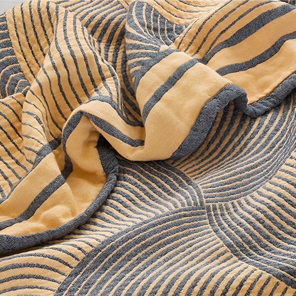 Muslin Reversible Cotton Blanket | Euroselle