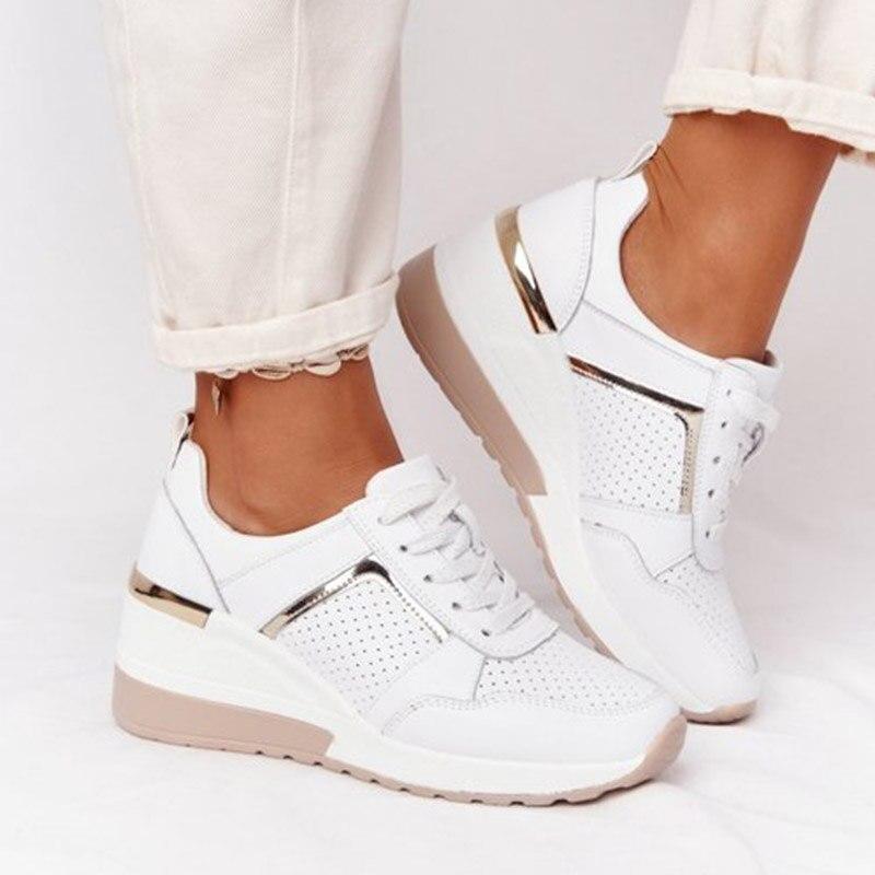 Lette sportssneakers for kvinner – pustende mesh, polstret innersåle, sklisikker såle, forsterket hælstøtte – amerikanske størrelser 6–10.5