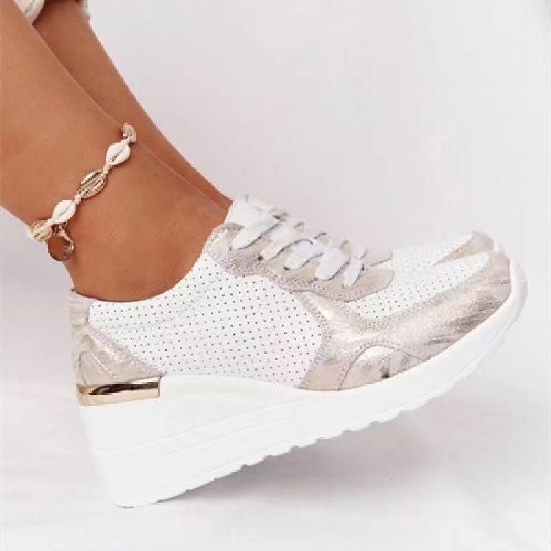 Lette sportssneakers for kvinner – pustende mesh, polstret innersåle, sklisikker såle, forsterket hælstøtte – amerikanske størrelser 6–10.5