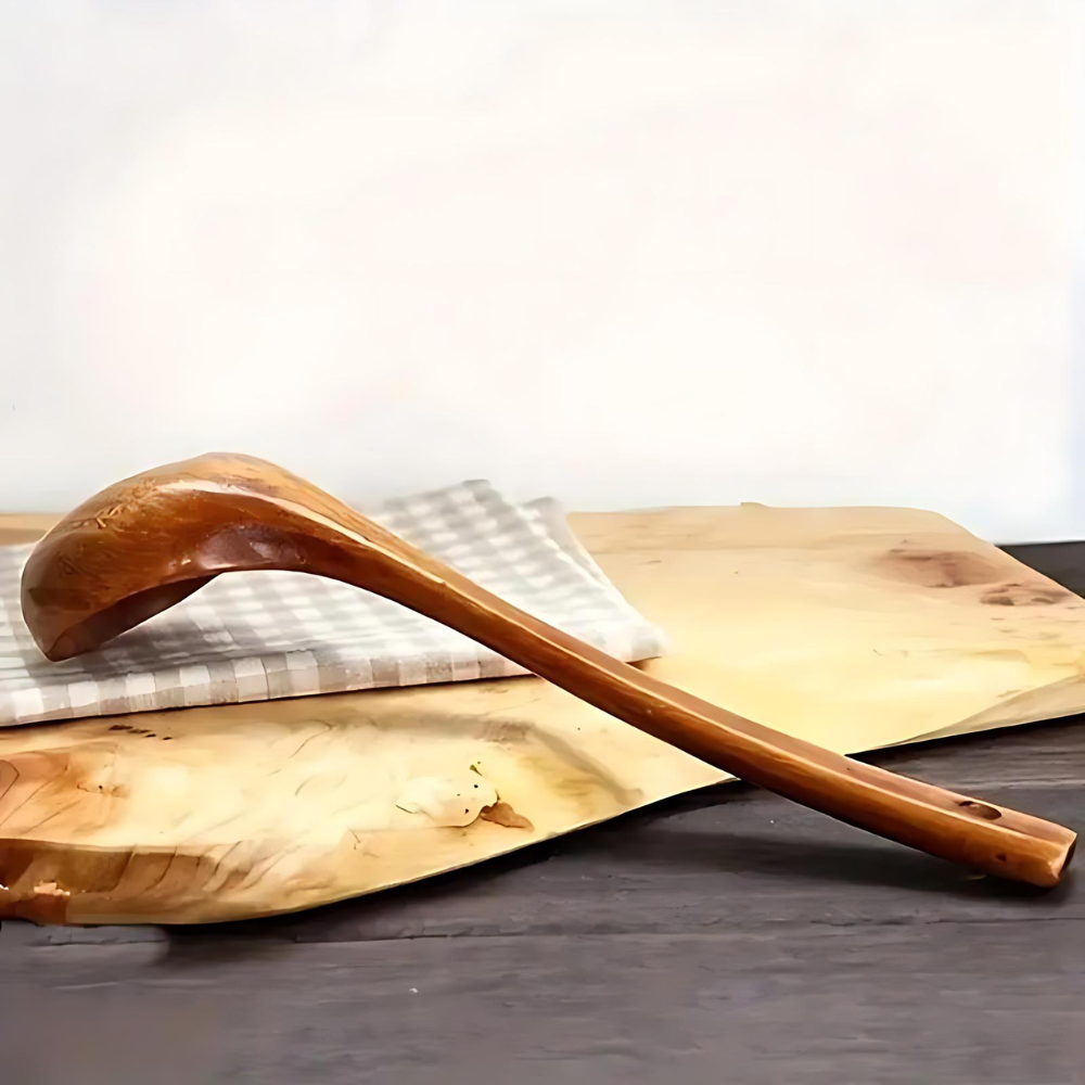 Natural Wooden Soup Spoon - 1pc | Euroselle