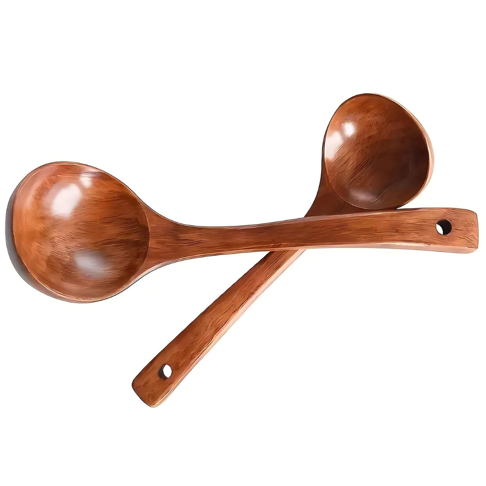 Natural Wooden Soup Spoon - 1pc | Euroselle