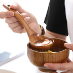 Natural Wooden Soup Spoon - 1pc | Euroselle