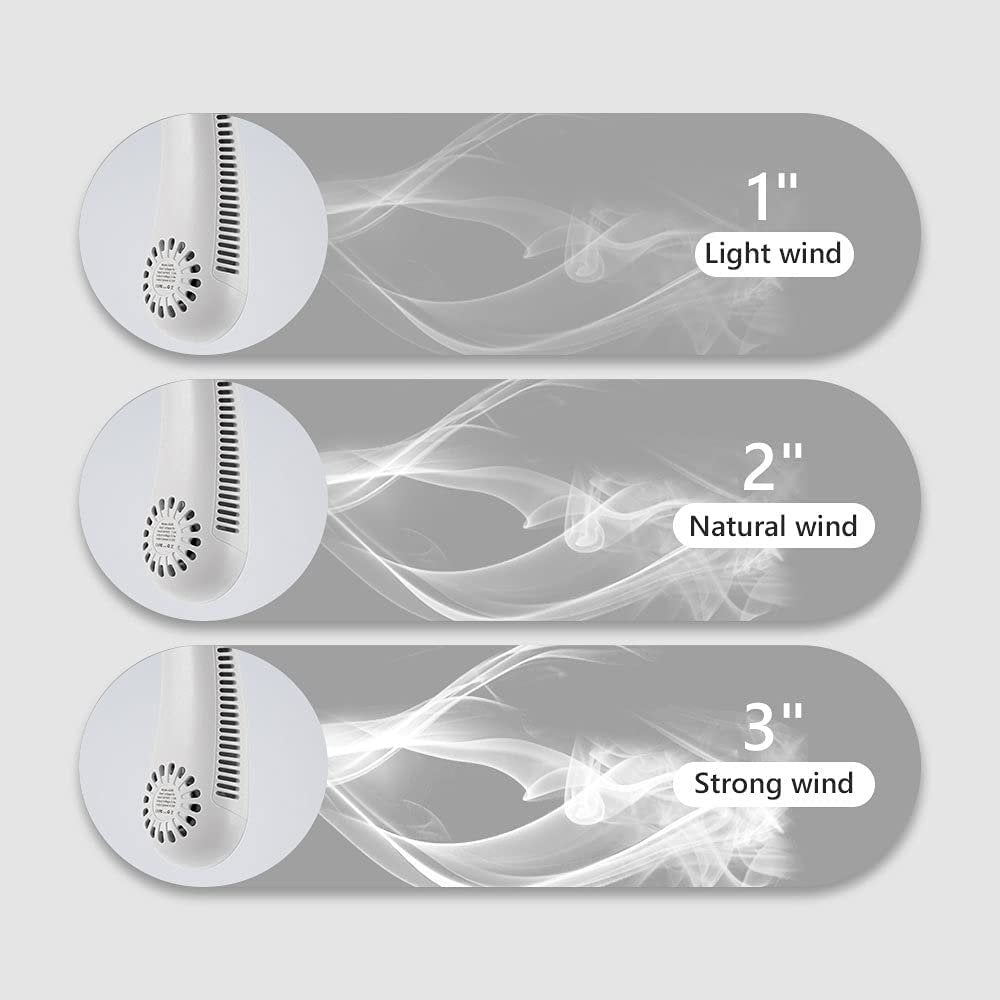 Rechargeable Bladeless Neck Fan — Hands-Free Wearable Cooler