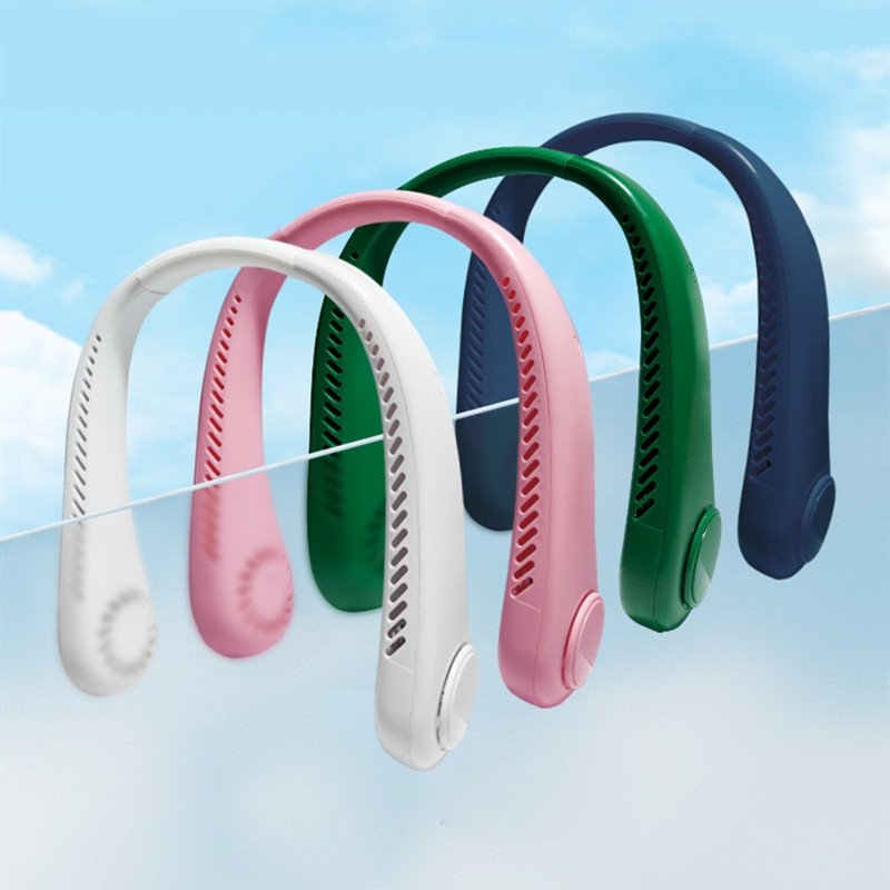 Rechargeable Bladeless Neck Fan — Hands-Free Wearable Cooler