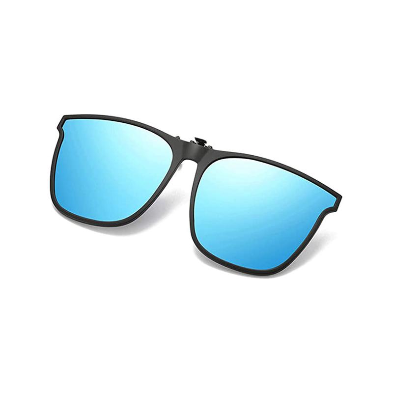 Clip-On Polarized Flip-Up Sunglasses for Prescription Glasses, UV400