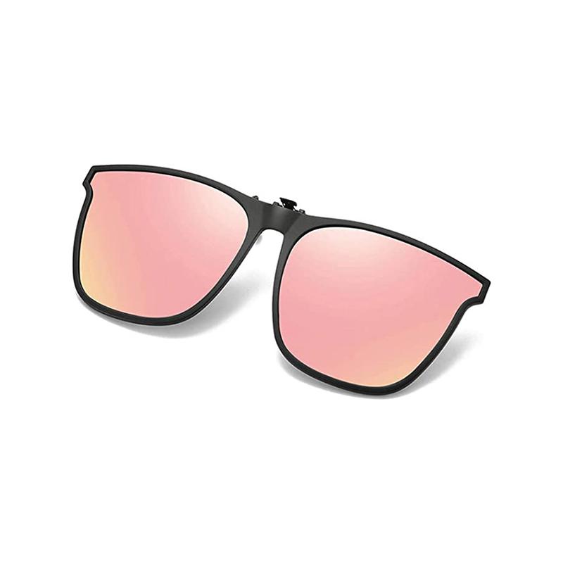 Clip-On Polarized Flip-Up Sunglasses for Prescription Glasses, UV400