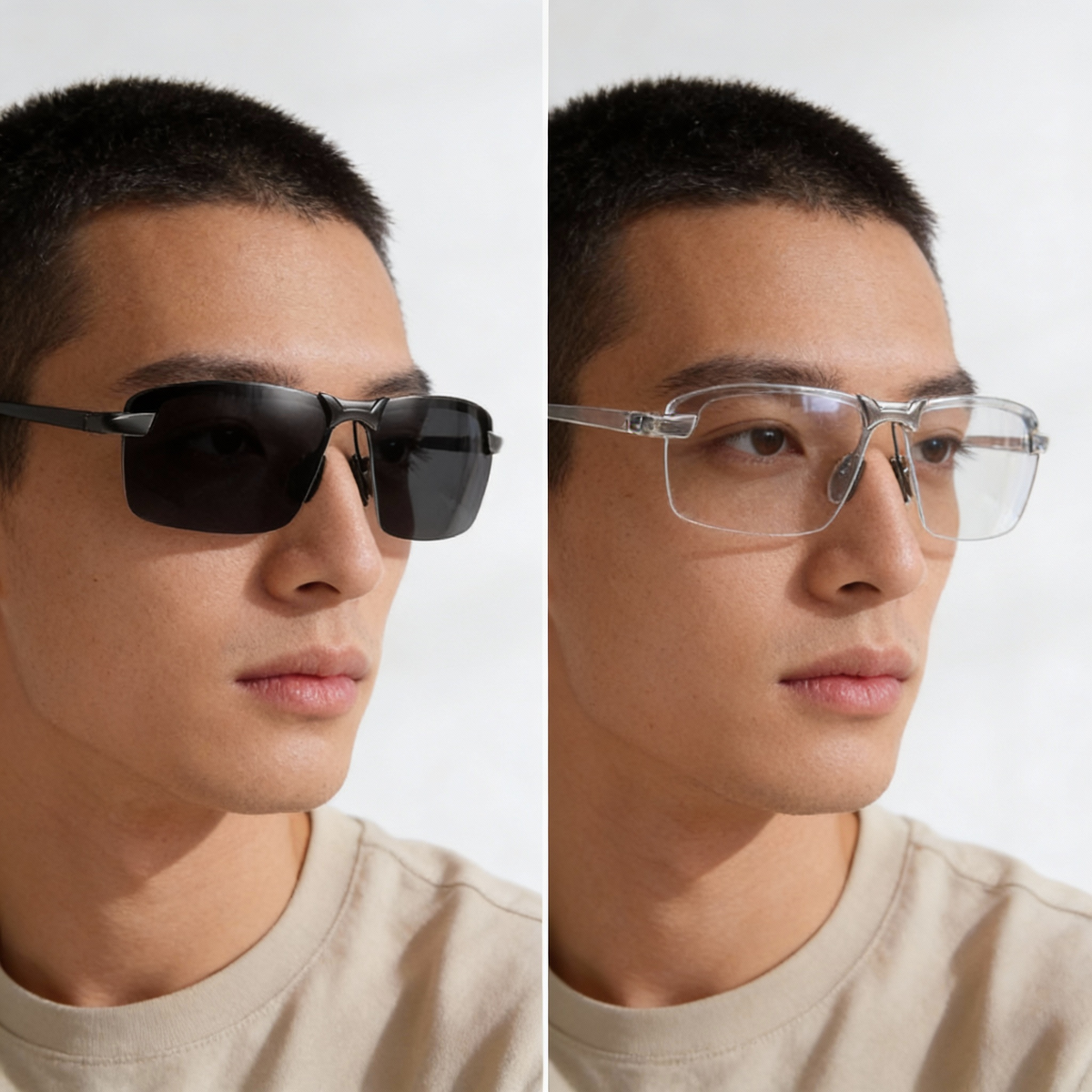 Gafas de sol para conducir con tinte automático — polarizadas, antirreflejos, 100 % UV