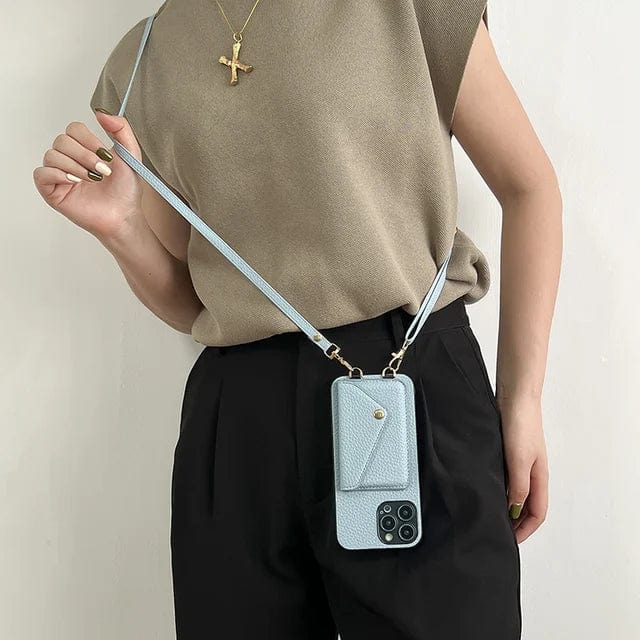 Geantă-portofel de telefon pentru femei - Compartimente pentru carduri, curea ajustabilă, curea de încheietură