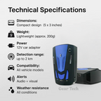 NovaGuard Pro UK Radar Detector With Speed Camera Alerts And Real Time Warnings | Euroselle