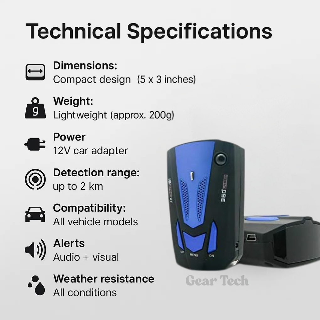 NovaGuard Pro UK Radar Detector With Speed Camera Alerts And Real Time Warnings | Euroselle