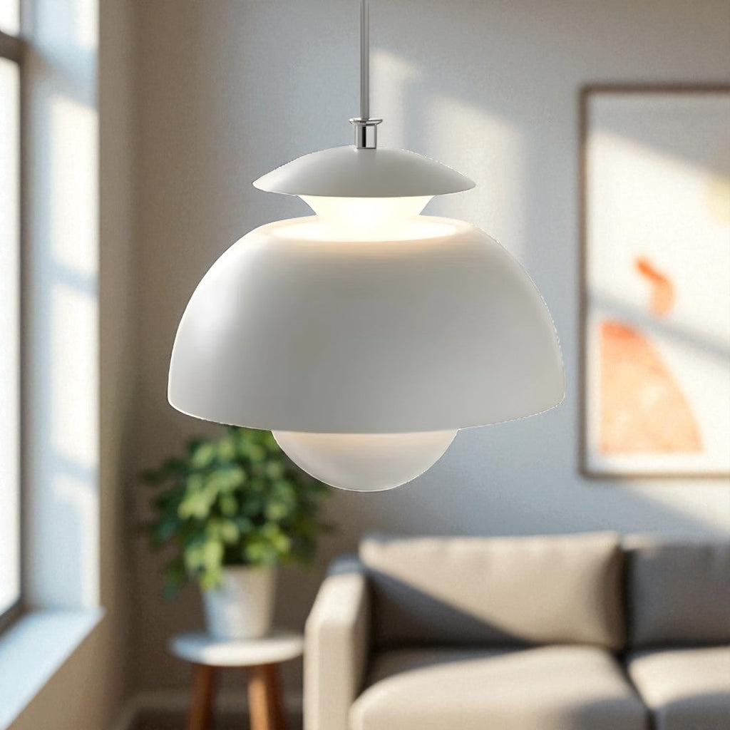 Skandinavische moderne LED-Pendelleuchte — skulpturale Knospen-Deckenleuchte