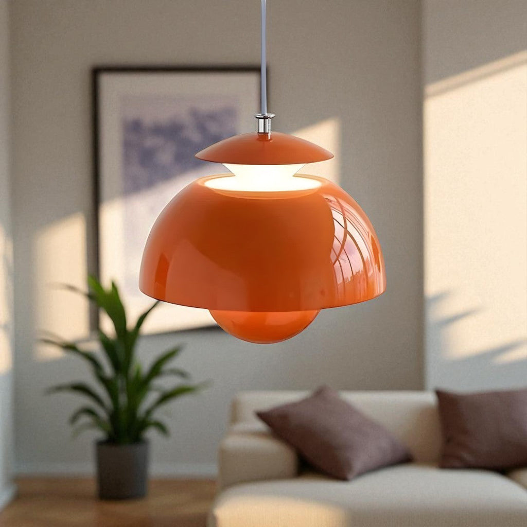 Skandinavische moderne LED-Pendelleuchte — skulpturale Knospen-Deckenleuchte