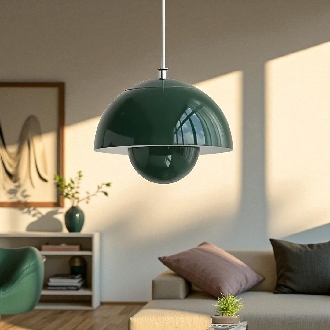 Skandinavische moderne LED-Pendelleuchte — skulpturale Knospen-Deckenleuchte