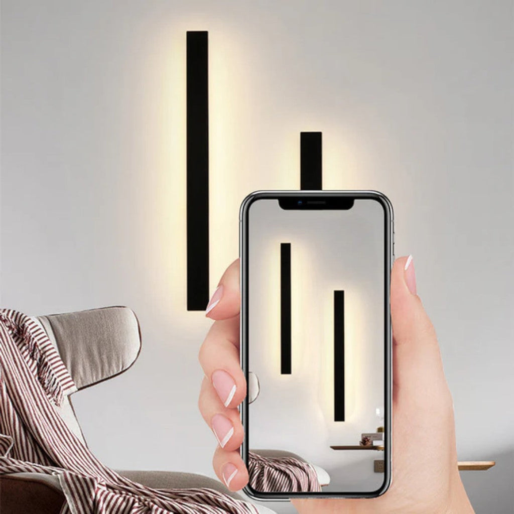 LED-vägglampa — aktiveras av rörelsesensor, vädertålig konstruktion