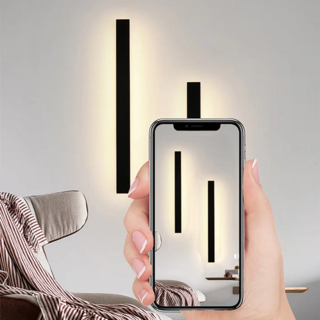 LED-vägglampa — aktiveras av rörelsesensor, vädertålig konstruktion