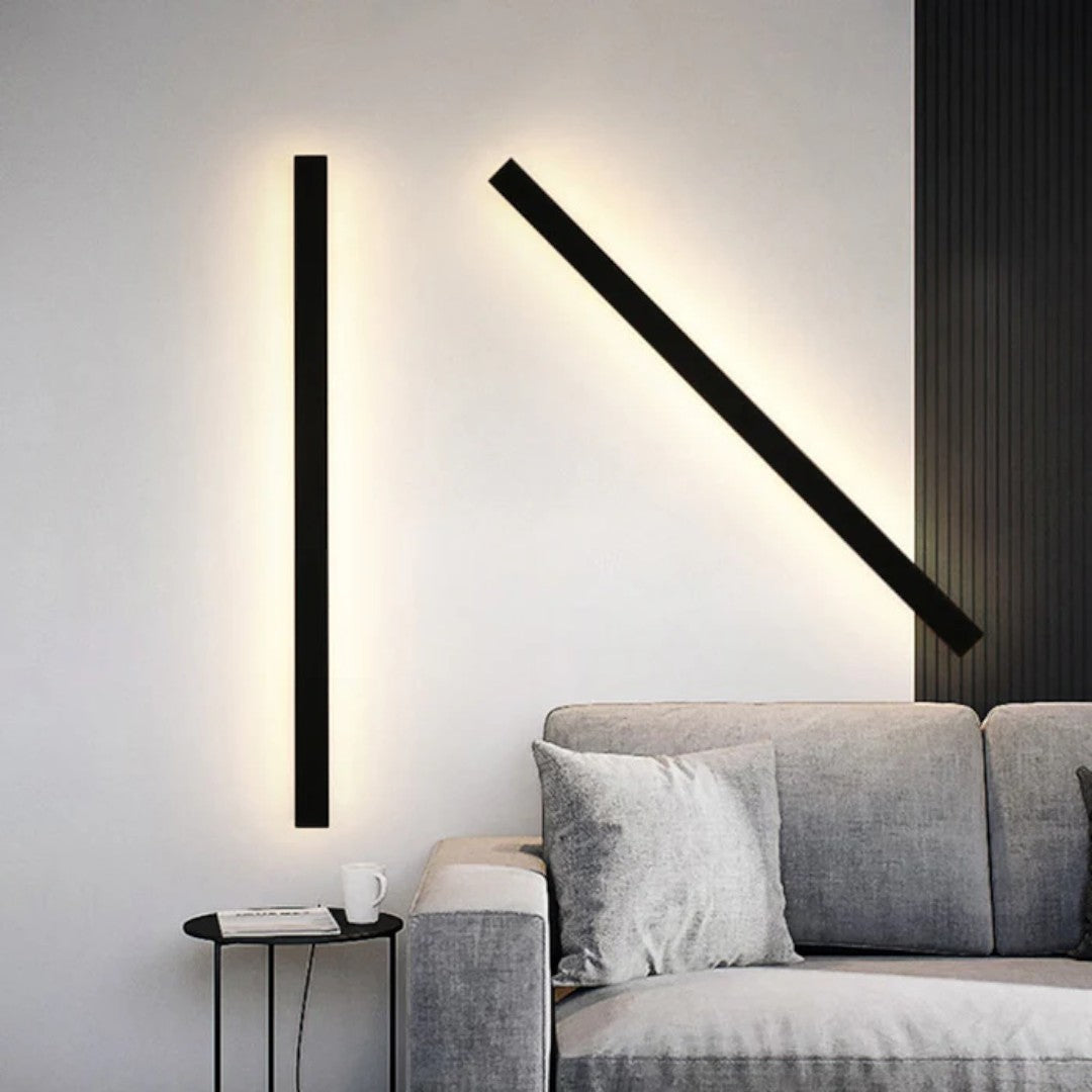 LED-vägglampa — aktiveras av rörelsesensor, vädertålig konstruktion