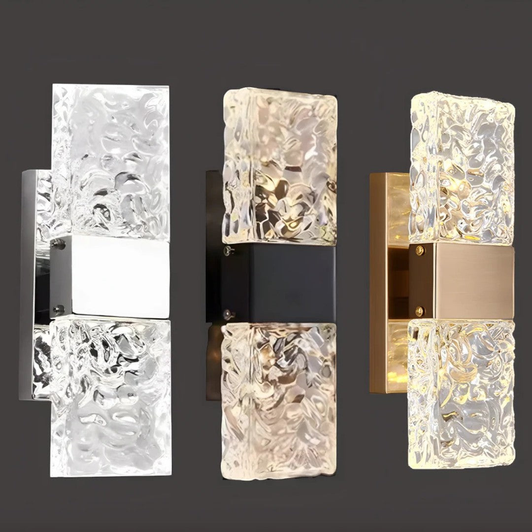 Nástěnná lampa Frozen Crystal — integrovaný LED modul