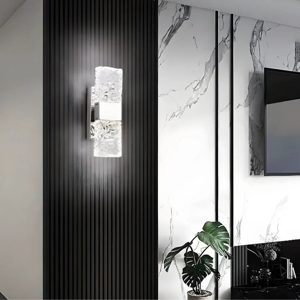 Nástěnná lampa Frozen Crystal — integrovaný LED modul