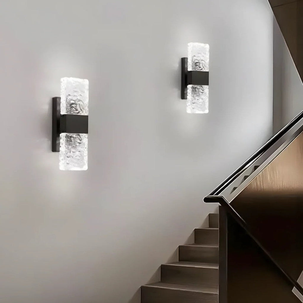 Nástěnná lampa Frozen Crystal — integrovaný LED modul