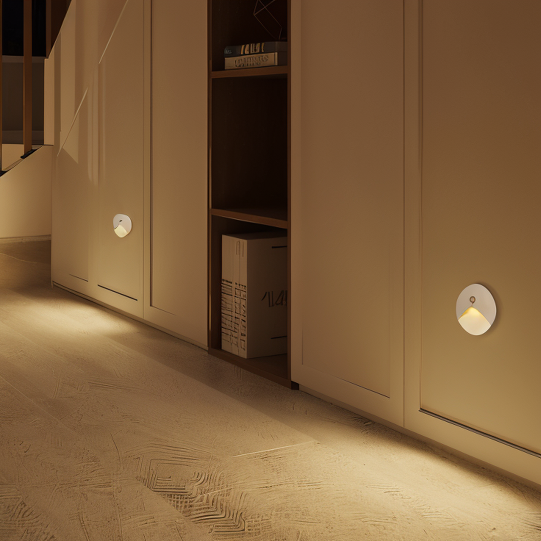 Nástěnné LED svítidlo IP65 — vestavěný pohybový senzor