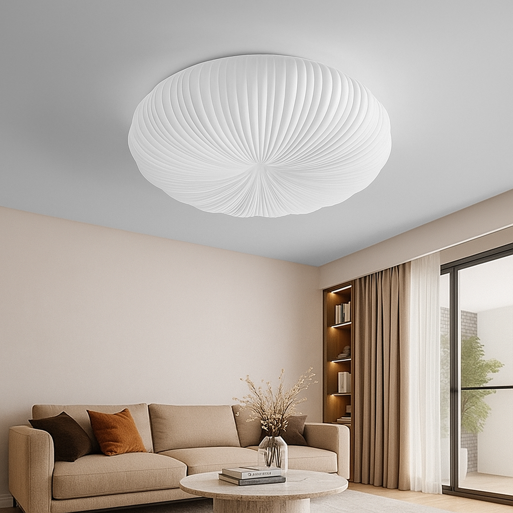 Lámpara de techo LED — Diseño artístico, distribución geométrica