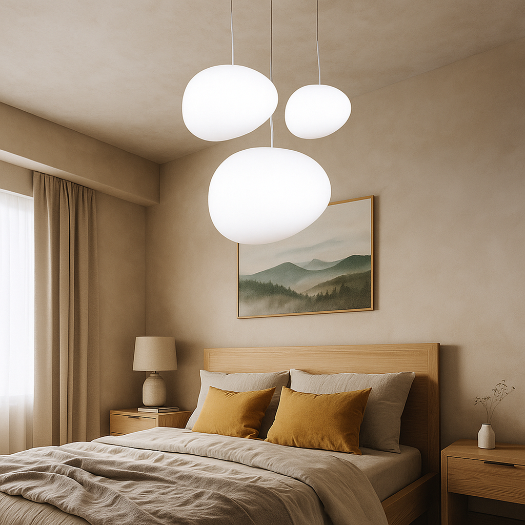 Pendul rotund pentru tavan — Design industrial sferic