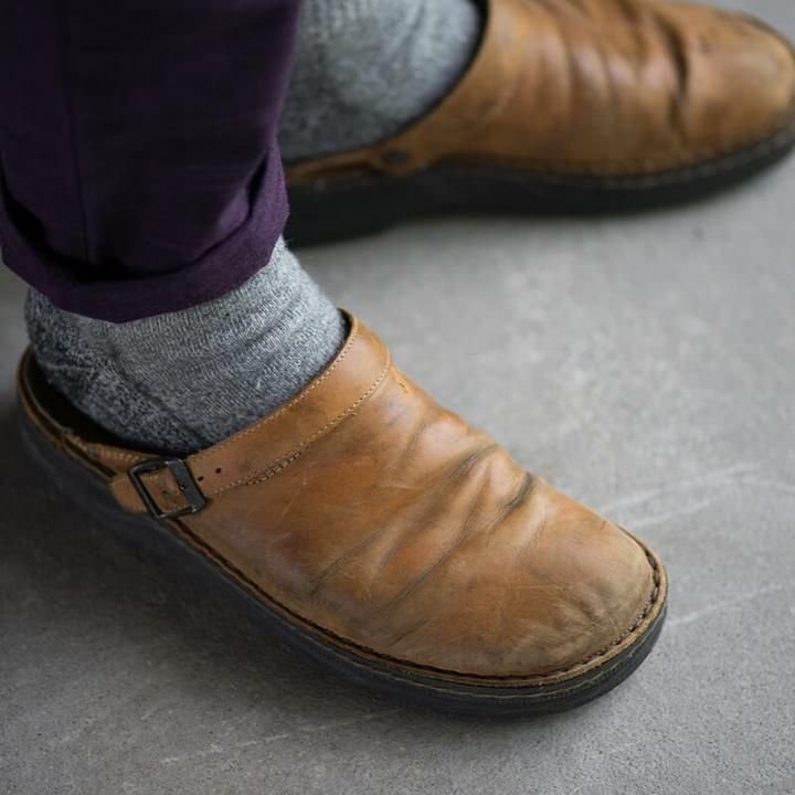 Støttende slip-on-tresko for menn | Euroselle