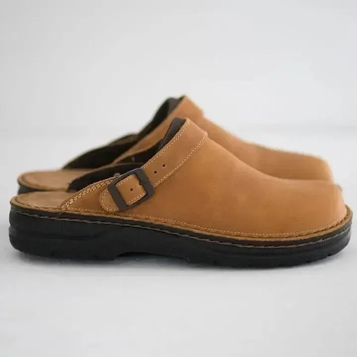 Støttende slip-on-tresko for menn | Euroselle