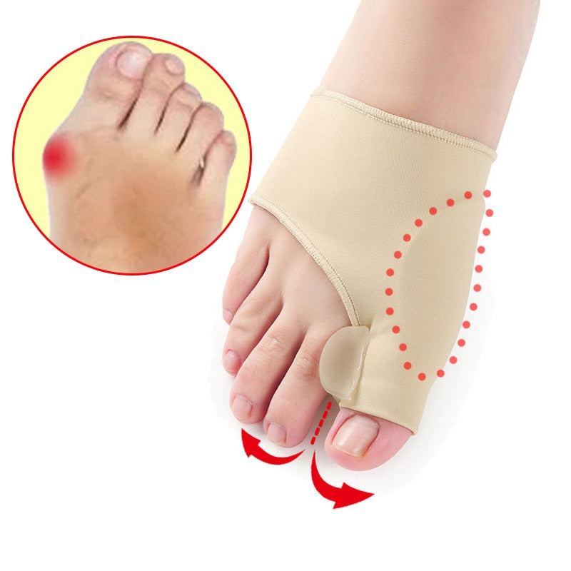 Big Toe Alignment Sleeve – Gel Cushion Pain Relief, Flexible Fabric