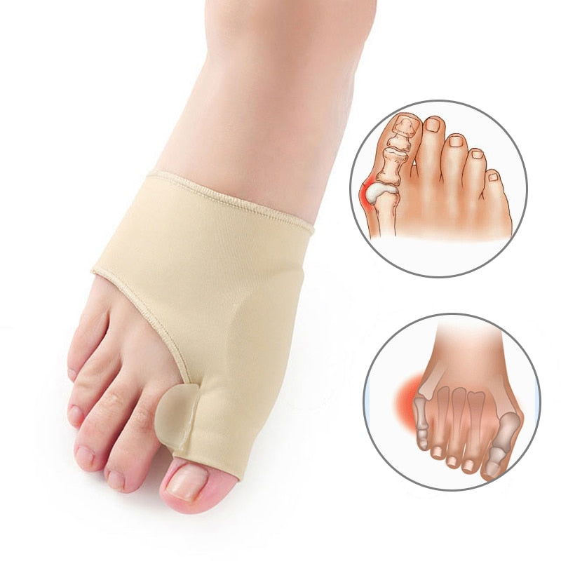 Big Toe Alignment Sleeve – Gel Cushion Pain Relief, Flexible Fabric