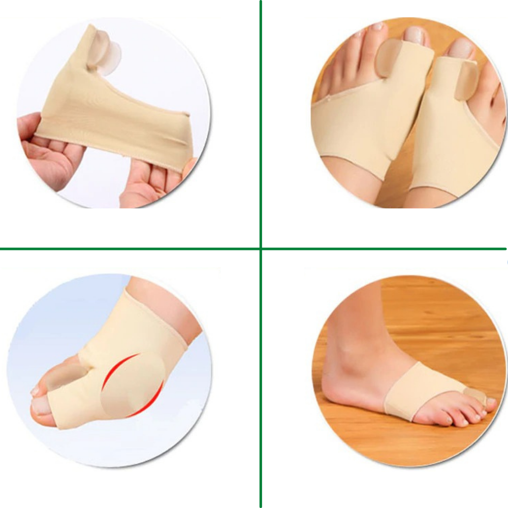 Big Toe Alignment Sleeve – Gel Cushion Pain Relief, Flexible Fabric