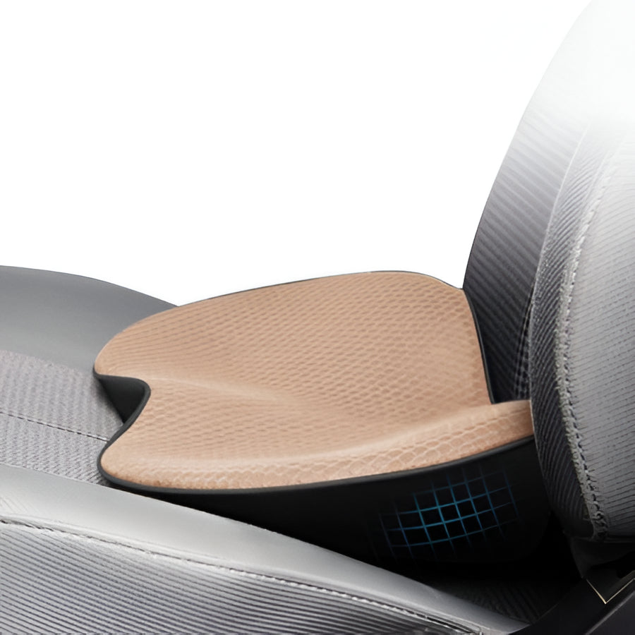 Memory Foam Driver Booster Seat Pad — 3.5-Inch Lift, Lumbar Support