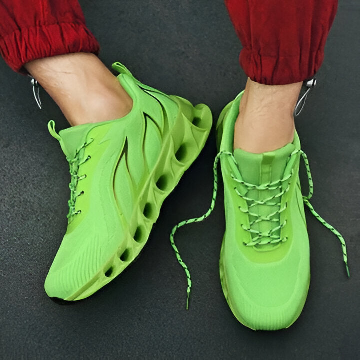 Zapatillas con soporte para el arco del pie para hombre — Acolchadas, antideslizantes, con puntera ancha