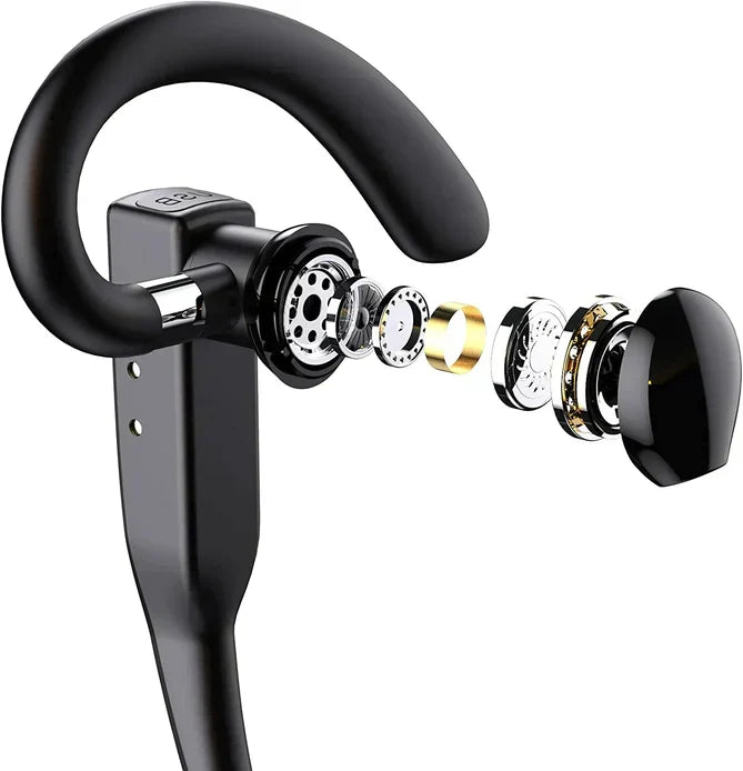 Auscultadores Bluetooth circum-aurais — Ligação a dois telemóveis, 25 horas de conversação