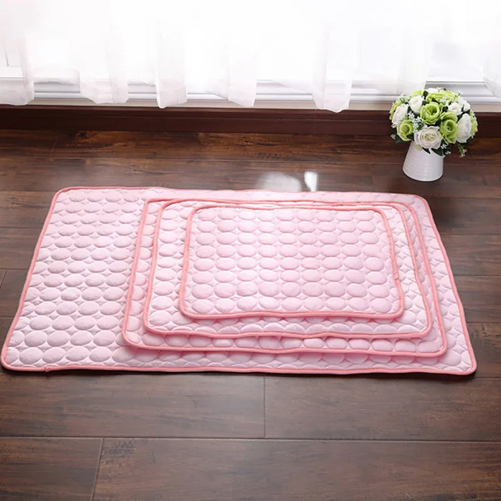 Machine-Washable Dog Cooling Mat — Gel-Free, 6 Sizes