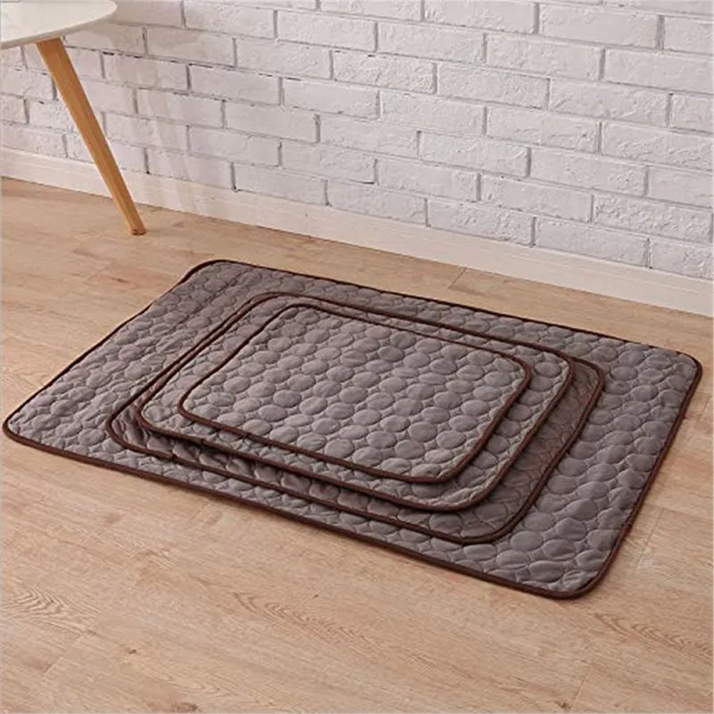 Machine-Washable Dog Cooling Mat — Gel-Free, 6 Sizes