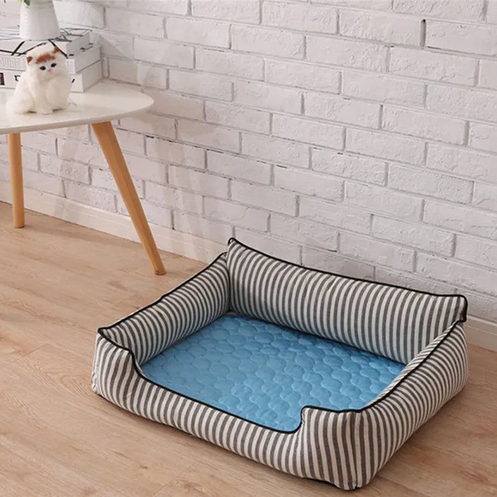 Machine-Washable Dog Cooling Mat — Gel-Free, 6 Sizes