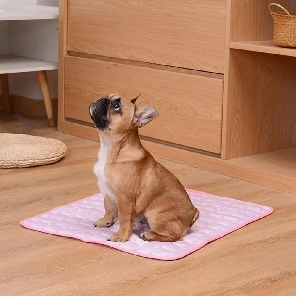 Machine-Washable Dog Cooling Mat — Gel-Free, 6 Sizes