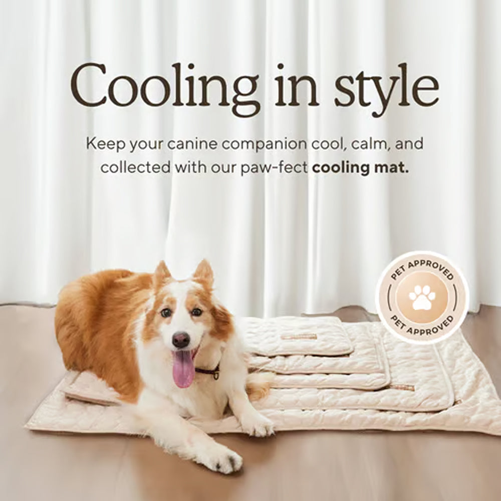 Machine-Washable Dog Cooling Mat — Gel-Free, 6 Sizes