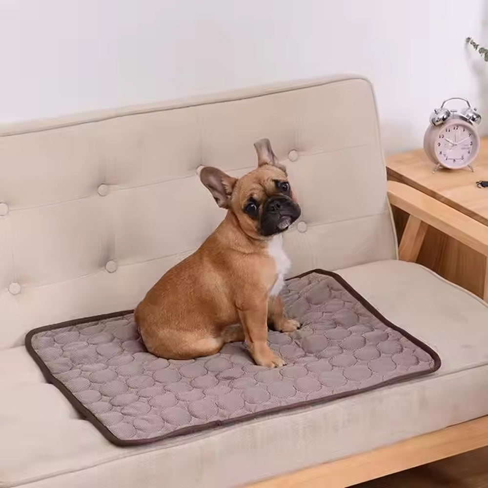 Machine-Washable Dog Cooling Mat — Gel-Free, 6 Sizes