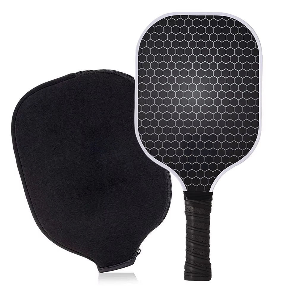 Carbon Fiber Face Pickleball Paddle — Honeycomb Core, Spin & Power